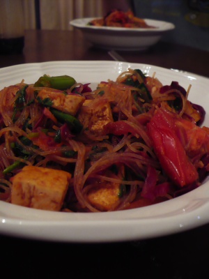 Gluten free Singapore Street Noodles 2