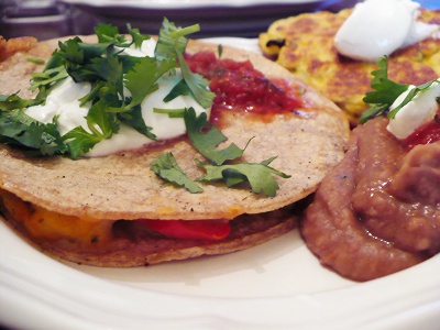 Summer Veggie Quesadillas