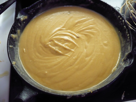 Bechamel after adding stock