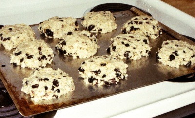 gluten free scones ready for baking