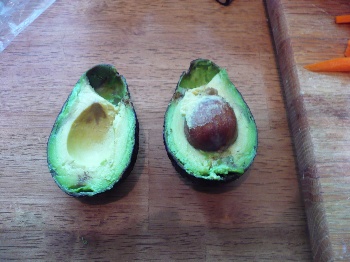 Slice the Avocado into Halves