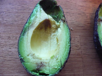 Slice the Avocado Vertically